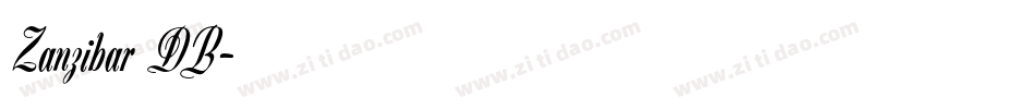 Zanzibar DB字体转换